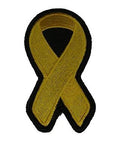 GOLD RIBBON FOR CHILDHOOD CANCERS AWARENESS PATCH - HATNPATCH
