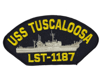 USS Tuscaloosa LST-1187 Ship Patch - Great Color - Veteran Owned Business - HATNPATCH
