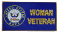 Navy Woman Vet Pin - HATNPATCH