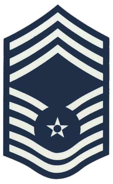 USAF E-9 Chief Mst. Sgt. Decal - HATNPATCH