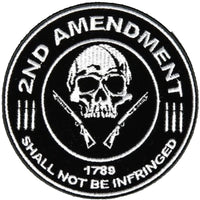 2ND AMENDMENT SHALL NOT BE INFRINGED 1789 ROUND PATCH - HATNPATCH