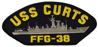 USS CURTS FFG-38 SHIP PATCH - GREAT COLOR - Veteran Owned Business - HATNPATCH