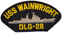 USS Wainwright DLG-28 Ship Patch - Great Color - Veteran Owned Business - HATNPATCH