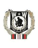 Wounded Warrior Afghanistan Pin - HATNPATCH