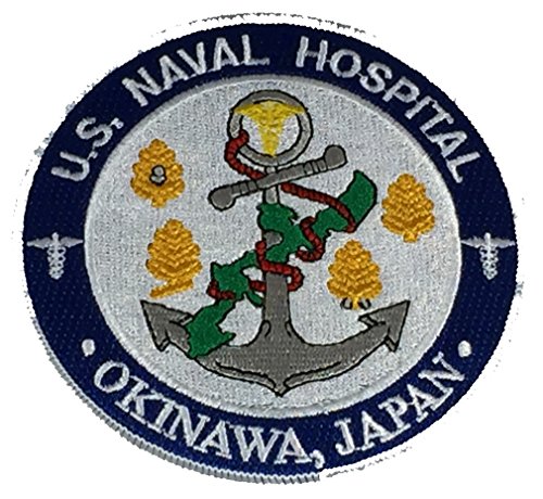 NAVAL HOSPITAL OKINAWA JAPAN Patch - Vivid Colors - Veteran Owned Business. - HATNPATCH