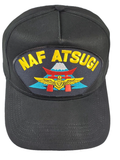 Naval AIR Facility Atsugi, Japan HAT - Black - Veteran Owned Business - HATNPATCH