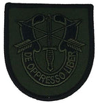 US ARMY SPECIAL FORCES SF PATCH DE OPPRESSO LIBER GREEN BERET OD OLIVE DRAB - HATNPATCH