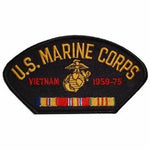 U.S. MARINE CORPS VIETNAM 1959-75 with Combat Action Ribbon and Eagle, Globe and Anchor PATCH - Color - Veteran Owned Business - HATNPATCH