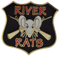 River Rats Vietnam Pin - HATNPATCH