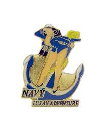 Navy Adventure Pin - HATNPATCH