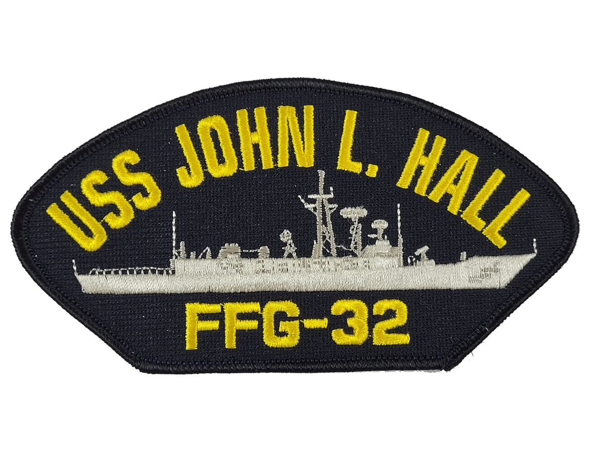 USS John L. Hall FFG-32 Ship Patch - Great Color - Veteran Owned ...