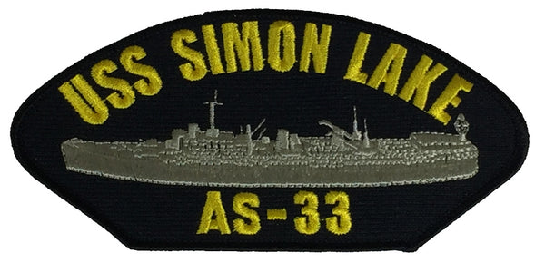 USS SIMON LAKE AS-33 PATCH - HATNPATCH