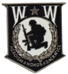 Wounded Warrior Pin - HATNPATCH