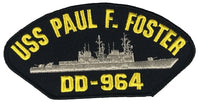 USS PAUL F. FOSTER DD-964 SHIP PATCH - GREAT COLOR - Veteran Owned Business - HATNPATCH