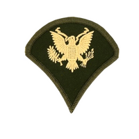 U.S. ARMY SPECIALIST E-4 SPC RANK TAB PATCH - COLOR - Veteran Owned Business - HATNPATCH