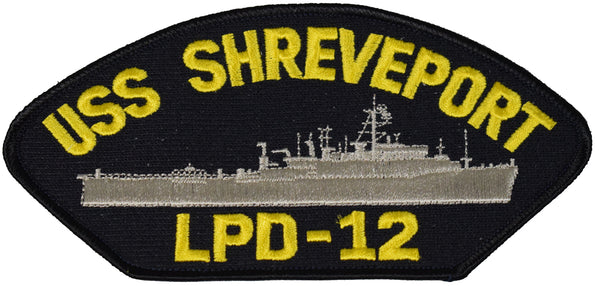 USS SHREVEPORT LPD-12 SHIP PATCH - GREAT COLOR - Veteran Owned Business - HATNPATCH