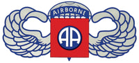 82d Airborne"AA" Wings 8" Decal - HATNPATCH