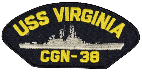 USS Virginia CGN-38 Ship Patch - HATNPATCH