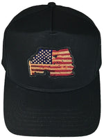 DISTRESSED AMERICAN FLAG HAT - HATNPATCH