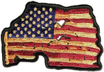 VINTAGE DISTRESSED AMERICAN FLAG PATCH - HATNPATCH