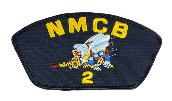 NMCB-2 NAVY SEABEES PATCH - GREAT COLOR - Veteran Owned Business - HATNPATCH