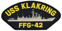 USS KLAKRING FFG-42 SHIP PATCH - GREAT COLOR - Veteran Owned Business - HATNPATCH