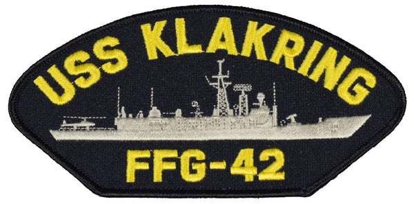 USS KLAKRING FFG-42 SHIP PATCH - GREAT COLOR - Veteran Owned Business - HATNPATCH