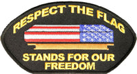 RESPECT THE FLAG STANDS FOR OUR FREEDOM PATCH - HATNPATCH