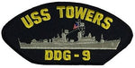 USS TOWERS DDG-9 PATCH - HATNPATCH