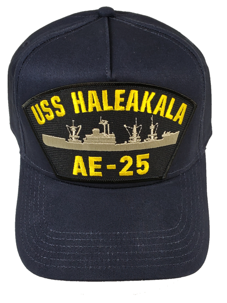 USS Haleakala AE-22 Ship HAT - Navy Blue - Veteran Owned Business - HATNPATCH