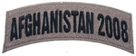 Afghanistan 2008 TAB Desert ACU TAN Rocker Patch - Veteran Family-Owned Business. - HATNPATCH
