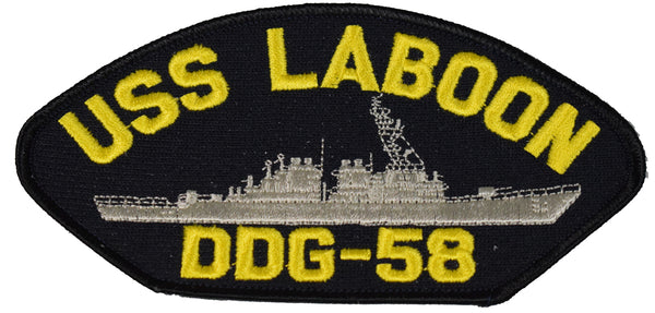 USS LABOON DDG-58 SHIP PATCH - GREAT COLOR - Veteran Owned Business - HATNPATCH
