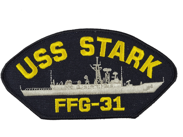 USS Stark FFG-31 Ship Patch - Great Color - Veteran Owned Business - HATNPATCH