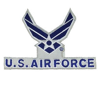 UNITED STATES AIR FORCE SYMBOL CUT OUT Patch - Blue/White - Veteran Owned Business. - HATNPATCH