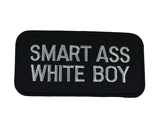 Smart Ass White Boy Patch - HATNPATCH
