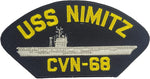 USS Nimitz CVN-68 Patch - Great Color - Veteran Family-Owned Business - HATNPATCH