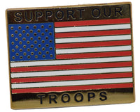 SUPPORT OUR TROOPS HAT PIN - HATNPATCH