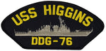 USS HIGGINS DDG-76 SHIP PATCH - GREAT COLOR - Veteran Owned Business - HATNPATCH