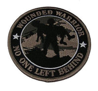 WOUNDED WARRIOR NO ONE LEFT BEHIND SUBD PATCH - HATNPATCH