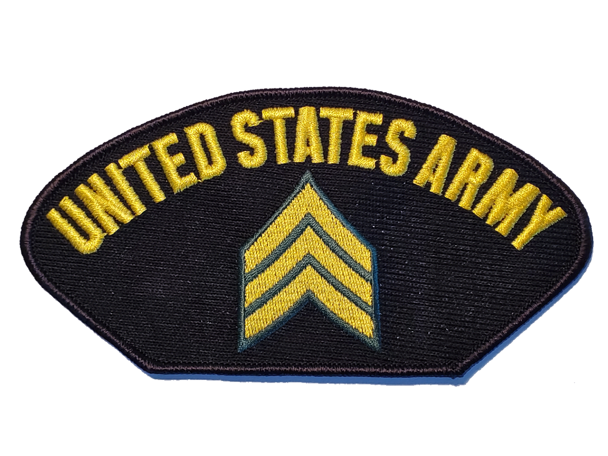United States Army Sergeant (E-5) SGT Patch - Great Color - Veteran ...