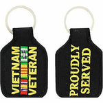 VIETNAM VETERAN PROUDLY SERVED WITH CAMPAIGN RIBBONS KEY CHAIN SOUTH EAST ASIA - HATNPATCH