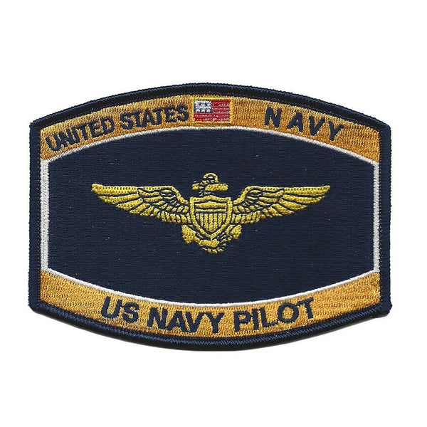 NAVAL AVIATOR WINGS PATCH USN NAVY PILOT AVIATION - HATNPATCH