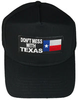DON'T MESS WITH TEXAS W/ TEXAN FLAG HAT - HATNPATCH