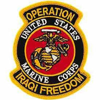 US MARINE CORPS OPERATION IRAQI FREEDOM PATCH - Bright Colors - Veteran Owned Business. - HATNPATCH