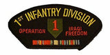 1ST ID IRAQI FREEDOM PATCH - HATNPATCH