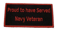 USN PROUD TO HAVE SERVED NAVY VETERAN PATCH SAILOR SHIP SUBMARINE SERVICE PRIDE - HATNPATCH