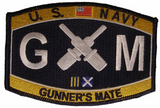 Navy Weapons Specialty Rating Gunners Mate Military Patch GM - HATNPATCH