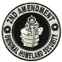 2ND AMENDMENT ORIGINAL HOMELAND SECURITY ROUND PATCH - HATNPATCH