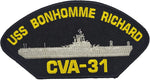 USS Bonhomme Richard CVA-31 Patch - Great Color - Veteran Family-Owned Business - HATNPATCH