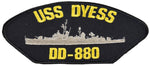 USS DYESS DD-880 SHIP PATCH - HATNPATCH